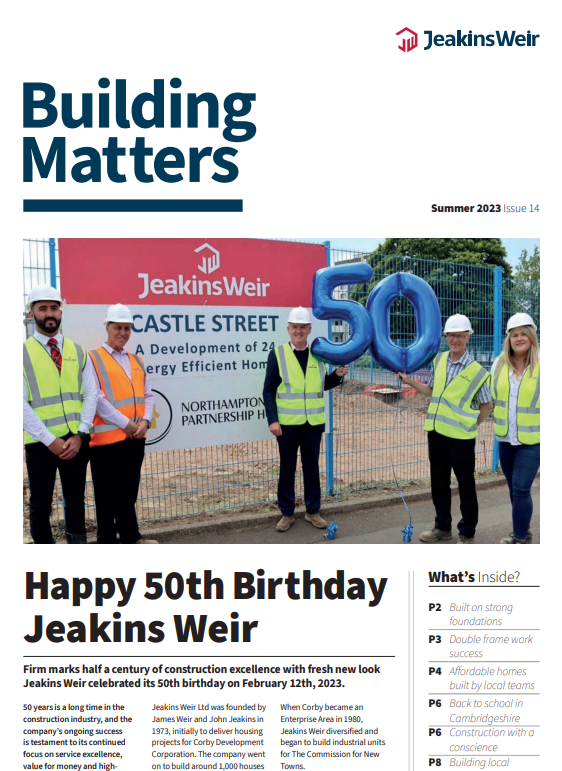 Summer 2023Building Matters Building Matters...Celebrating 50 years.Firm marks half a century of con