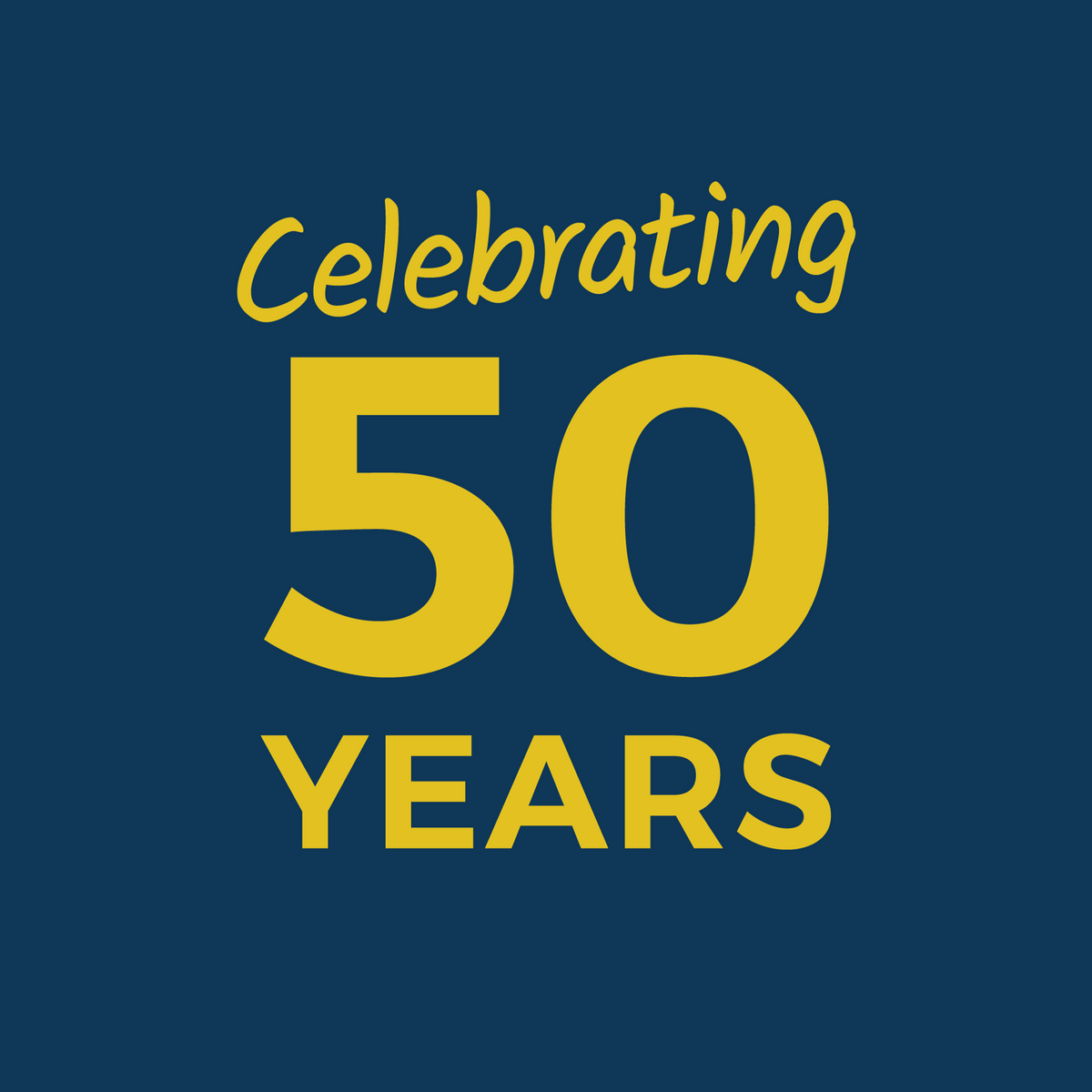 Jw 50 years logo